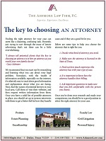 The KEY to Choosing an Attorney | Dallas Law Firm specializing in Estate Planning, Probate, Family Law, Personal Injury, & Litigation