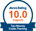 Logo Recognizing The Ashmore Law Firm, P.C.'s affiliation with AVVO Top Attorney: Estate Planning